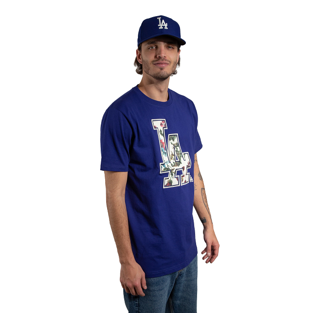 Playera Manga Corta Los Angeles Dodgers MLB Botanical